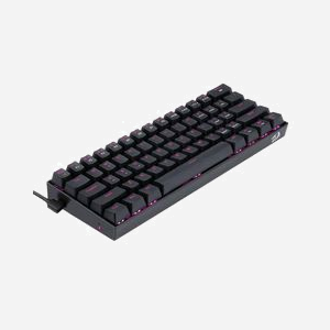 REDRAGON K630RGB-1 DragonBorn Clavier Gaming 60% USB QWERTY Anglais, switches mécaniques, rétroéclairage LED RGB, anti-ghosting, câble 1.5m amovible