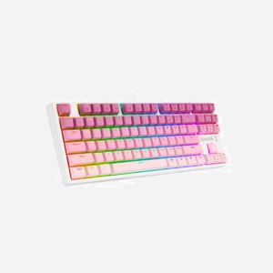 REDRAGON K645W-GP-RGB Cass Clavier USB Filaire Mécanique Blanc/Rose - Anti-ghosting, Câble 1.8m, 359.7x129.7x36mm, Compatible Windows/Mac/Linux - Miniature 3