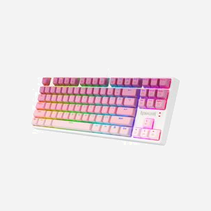 REDRAGON K645W-GP-RGB Cass Clavier USB Filaire Mécanique Blanc/Rose - Anti-ghosting, Câble 1.8m, 359.7x129.7x36mm, Compatible Windows/Mac/Linux - Miniature 4