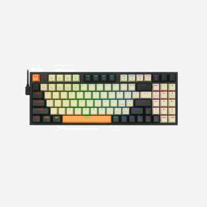 REDRAGON K636 CLO-RGB Kitava - Clavier USB Filaire, Interrupteur Mécanique, Anti-ghosting, 1.5m, Noir/Beige/Orange, Compatible Windows/Mac/Linux - Miniature 2