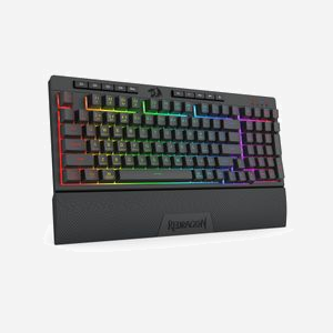 REDRAGON K515RGB-PRO Clavier USB + RF Wireless + Bluetooth Noir, membrane, anti-ghosting, câble 1.5m, 383x156x40mm, compatible Windows/Mac/Linux - Miniature 2
