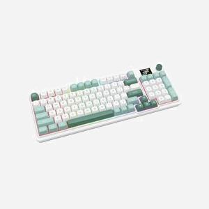 REDRAGON K719WG-RGB-PRO Galatin Clavier Mécanique USB + RF Wireless + Bluetooth Blanc/Vert, anti-ghosting, câble 1.5m, 394x144x39mm, 830g, Windows/Mac/Linux - Miniature 4