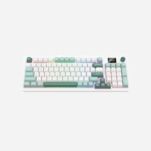 REDRAGON K719WG-RGB-PRO Galatin Clavier Mécanique USB + RF Wireless + Bluetooth Blanc/Vert, anti-ghosting, câble 1.5m, 394x144x39mm, 830g, Windows/Mac/Linux - Miniature 5