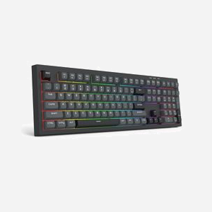 REDRAGON K518-RGB-GB Crux - Clavier USB Noir, Membrane, Anti-ghosting, Câble 1.5m, Compatible Windows/Mac/Linux, Dimensions 451x145x36mm - Miniature 5