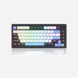 Clavier Gaming REDRAGON K732WLB-RGB-PRO URANUS PRO 65% QWERTY Multi-Langues (Anglais US/UK/International) USB + RF Wireless + Bluetooth, Rétroéclairage RGB, Compatible Windows/Mac/Linux