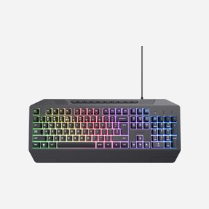 Clavier Gaming Trust GXT 836 Evocx USB QWERTY US, Membrane, 114 Touches, Rétroéclairage LED RGB, Anti-ghosting, ABS recyclé, Compatible Windows/macOS/ChromeOS - Miniature 4