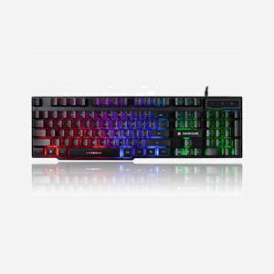 Clavier Gaming Tracer TRAKLA46651 USB Noir - Membrane, Rétroéclairage LED, Câble 1.3m, Compatible Windows, Facteur de forme 100%