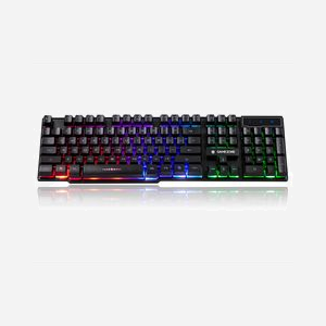 Clavier Gaming Tracer TRAKLA46651 USB Noir - Membrane, Rétroéclairage LED, Câble 1.3m, Compatible Windows, Facteur de forme 100% - Miniature 2