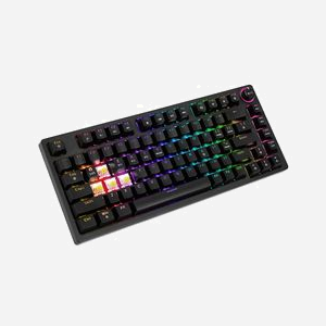 Clavier Gaming Savio Phenix SAVGK-PHENIX-RED - QWERTY US, Mécanique, 75%, USB + RF Wireless + Bluetooth, RGB LED, Anti-ghosting, Batterie 2000mAh - Miniature 5