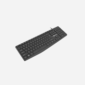 Clavier NATEC NAUTILUS USB QWERTY US International Noir - Membrane, 105 touches, ABS, Longueur câble 1.8m, Compatible Windows/Linux/Android - Miniature 2