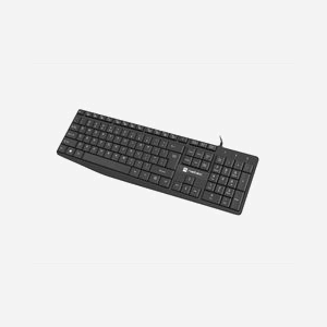 Clavier NATEC NAUTILUS USB QWERTY US International Noir - Membrane, 105 touches, ABS, Longueur câble 1.8m, Compatible Windows/Linux/Android - Miniature 3