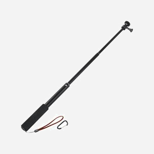 Monopode Hama 00004299 Selfie Stick Noir, Extension 90cm, Compatible GoPro & Filetage 1/4", Métal, Poids 160g, Poignée Mousse Antidérapante - Miniature 2