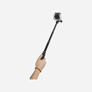 Monopode Hama 00004299 Selfie Stick Noir, Extension 90cm, Compatible GoPro & Filetage 1/4", Métal, Poids 160g, Poignée Mousse Antidérapante - Miniature 5