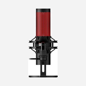 HyperX QuadCast 2 - Microphone USB Noir -20-20000Hz -7.5dB 24bit 96kHz Cardioid/Bidirectional/Omnidirectional - Interface 3.5mm - Câble 3m - Miniature 4