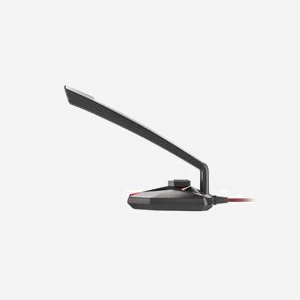 Microphone PC GENESIS Radium 200 Noir/Rouge, Cardioïde, Condensateur, USB Type-A, 100-16000Hz, -30dB, SNR 60dB, Câble 1.5m, Rétroéclairage LED - Miniature 1