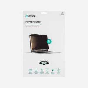 eSTUFF GLBMMB14 Filtre de confidentialité 14.2" 16:10 Magnétique Anti-Reflet PET Noir 36.1cm (MacBook Pro 14" 2021 Compatible) - Miniature 3