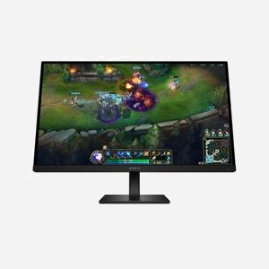 HP OMEN 27" LCD IPS FHD 1920x1080 180Hz 1ms GTG, FreeSync, HDR 400, HDMI 2.0/DisplayPort 1.4, Temps de réponse 1ms, Noir - Miniature 1