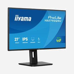Iiyama ProLite XB2792QSU-B1 Moniteur 27" Quad HD IPS 2560x1440 120Hz 3ms GTG, Hub USB 3.2 Gen 1, FreeSync, Noir, VESA 100x100, Réglable en hauteur - Miniature 5
