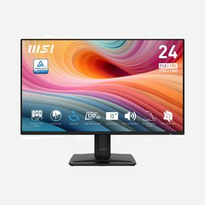 MSI PRO MP242A E2 - Écran 23.8" FHD (1920x1080) IPS 120Hz, 4ms GTG / 1ms MPRT, 300cd/m², HDMI 1.4b, DisplayPort 1.2a, sRGB 115% - Miniature 1