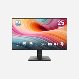 MSI Pro MP252 E2 : Écran LED 24.5" Full HD (1920x1080) - Panneau IPS, 4ms GTG, 120Hz, HDMI 1.4, DisplayPort 1.2a, Haut-parleurs intégrés - Miniature 1
