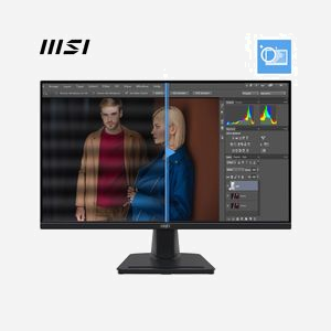 MSI Pro MP245G - Écran LCD 23.8" Full HD (1920x1080) - Panel IPS, 4ms GTG, 100Hz, 300cd/m², HDMI/DisplayPort, Haut-parleurs 2W, Noir - Miniature 5