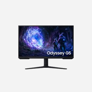 Samsung Ecran PC Gaming 27" Quad HD VA 180Hz 1ms (MPRT) FreeSync HDR10 (2560x1440) HDMI/DisplayPort Réglable en Hauteur, Montage VESA - LS27FG510EUXEN