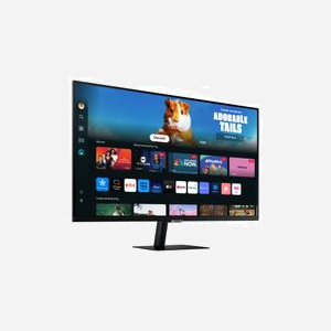 Samsung M50D 27" LED Full HD (1920x1080) VA 4ms 60Hz, HDMI, Wi-Fi 5, Bluetooth 5.2, USB Hub, Haut-parleurs intégrés, HDR10, Tizen, VESA 100x100, Noir - Miniature 3