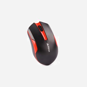 A4Tech Souris G3-200N Ambidextre RF sans fil Optique 1000 DPI, 3 Boutons, Molette Verticale, Récepteur Nano, Compatible Windows, Noir/Rouge - Miniature 3