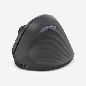 Hama EWM-600R Souris Ergonomique Verticale RF sans fil + Bluetooth 5.0, 1800 DPI, 8 Boutons Programmables, Batterie Intégrée, Compatible Windows/macOS/Android/iOS - Miniature 2