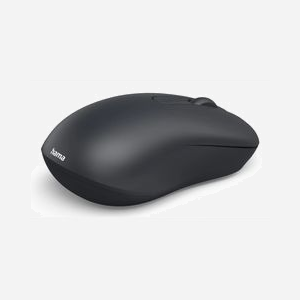 Hama WM-100 Souris Optique Sans Fil RF 1200 DPI Ambidextre 3 Boutons Roue de Défilement Noir Portée 10m, Compatible Windows 10/11 - Miniature 4