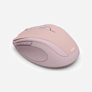 Hama WM-400 Souris Optique Sans Fil RF 1600 DPI Rose - 6 Boutons - Portée 10m - Windows - Piles AAA Incluses - Droitier - Récepteur USB Type-A - Miniature 3