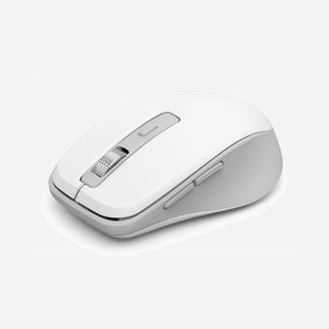 Hama WM-450 Souris Optique 1600 DPI Sans Fil RF + Bluetooth 5.2, 7 Boutons Programmables, Droitier, Blanc, 2.4GHz, Windows/macOS/Android/iOS - Miniature 2
