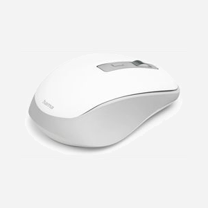 Hama WM-450 Souris Optique 1600 DPI Sans Fil RF + Bluetooth 5.2, 7 Boutons Programmables, Droitier, Blanc, 2.4GHz, Windows/macOS/Android/iOS - Miniature 4