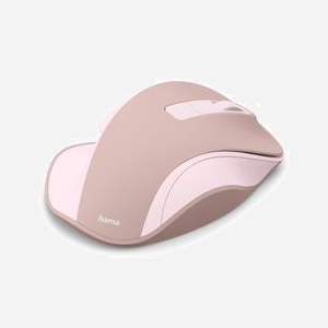 Hama WM-500 Souris Optique Sans Fil RF 1600 DPI 6 Boutons Programmables Rose, Batterie Intégrée, Compatible Windows/macOS, Plastique Recyclé 20% - Miniature 4