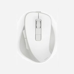Hama WM-500 Souris Optique sans fil 1600 DPI RF, 6 Boutons, Clic Silencieux, Batterie Intégrée, Design Droitier, Windows/macOS, Blanc - Miniature 1
