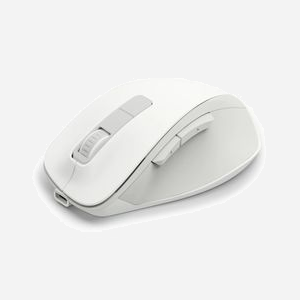Hama WM-500 Souris Optique sans fil 1600 DPI RF, 6 Boutons, Clic Silencieux, Batterie Intégrée, Design Droitier, Windows/macOS, Blanc - Miniature 2