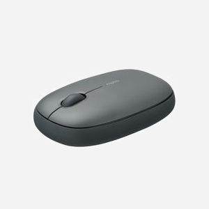Rapoo M660 Souris Multi-Mode sans fil (RF 2.4GHz + Bluetooth 5.0) Optique 1300 DPI, Ambidextre, 3 Boutons, Clic Silencieux, Gris, Piles AA