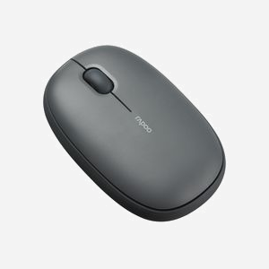 Rapoo M660 Souris Multi-Mode sans fil (RF 2.4GHz + Bluetooth 5.0) Optique 1300 DPI, Ambidextre, 3 Boutons, Clic Silencieux, Gris, Piles AA - Miniature 2