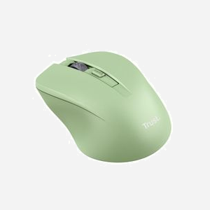 Souris Trust Mydo 25042 Ambidextre Optique sans Fil 2.4GHz 1800 DPI Vert, 4 Boutons, Portée 10m, USB-A, 1xAA, Windows/macOS/ChromeOS - Miniature 2