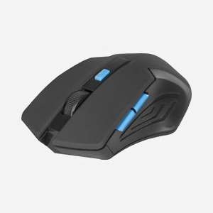 Defender ACCURA MM-275 Souris Optique sans Fil RF 1600 DPI 6 Boutons Noir/Bleu Droitier avec Récepteur USB Type-A - Windows/macOS/Linux - Miniature 3