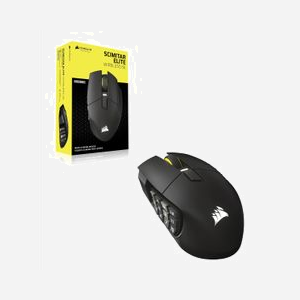 Corsair Scimitar Elite Wireless SE - Souris Gaming Droitier - Optique 33000 DPI - RF sans fil + Bluetooth - 16 Boutons Programmables - 50G - Noir - Miniature 2