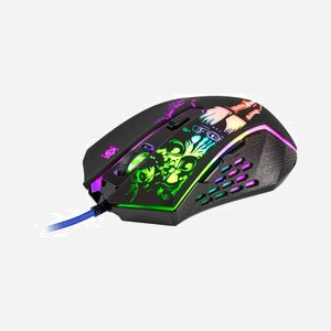 Souris Gaming Defender SIN'SISTER GM-933 Droitier Optique 7200 DPI USB Type-A 6 Boutons Programmables Rétroéclairage Multi 1.5m - Miniature 4