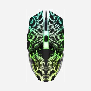 Souris Gaming Optique Ambidextre Defender GM-670L 2400 DPI, 5 Boutons Programmables, Éclairage Multi, Câble 1.5m, Durabilité 5M Clics - Miniature 3