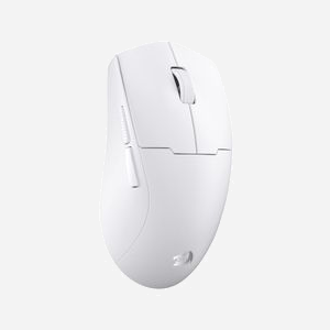 Souris REDRAGON M918W-PRO: RF Wireless, Bluetooth, USB Type-C, 6 boutons, 50M clics, 400mAh, 125x65.4x41mm, 55g, Blanc - Miniature 1