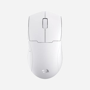 Souris REDRAGON M918W-PRO: RF Wireless, Bluetooth, USB Type-C, 6 boutons, 50M clics, 400mAh, 125x65.4x41mm, 55g, Blanc - Miniature 2