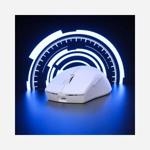 Souris REDRAGON M918W-PRO: RF Wireless, Bluetooth, USB Type-C, 6 boutons, 50M clics, 400mAh, 125x65.4x41mm, 55g, Blanc - Miniature 3