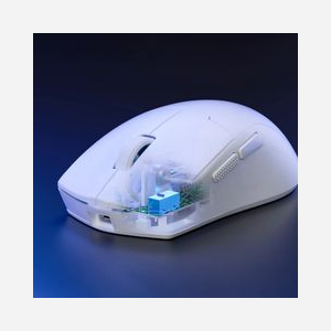 Souris REDRAGON M918W-PRO: RF Wireless, Bluetooth, USB Type-C, 6 boutons, 50M clics, 400mAh, 125x65.4x41mm, 55g, Blanc - Miniature 5