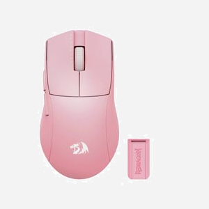 Souris REDRAGON M916P-PRO-4K K1NG Rose, RF Wireless + Bluetooth + USB Type-C, 4000 Hz, 50M Clics, 49g