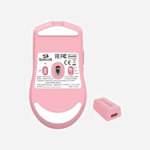 Souris REDRAGON M916P-PRO-4K K1NG Rose, RF Wireless + Bluetooth + USB Type-C, 4000 Hz, 50M Clics, 49g - Miniature 4