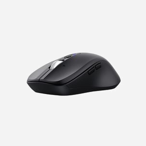 Souris Trust 25673 Universel Ambidextre Bluetooth 3200 DPI, 9 Boutons, Roulette, Noir, ABS, Autonomie 19 mois, Compatible Windows/macOS, Récepteur USB Type-A
